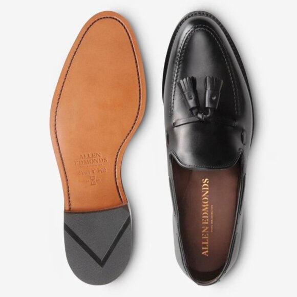 Allen Edmonds Grayson Tassel Black Loafer, Size  11 EEE - Picture 1 of 12